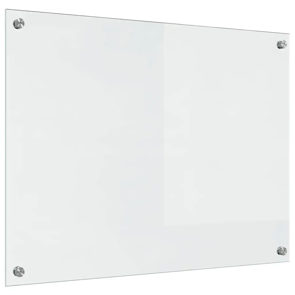 Schienale da cucina 2 pz Trasparente 80 x 60 cm CFW3157379