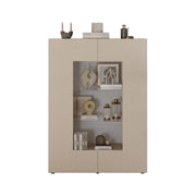 Vetrina SCENA – L121 x H166 x P42 cm – 2 porte – Colore Cashmere
