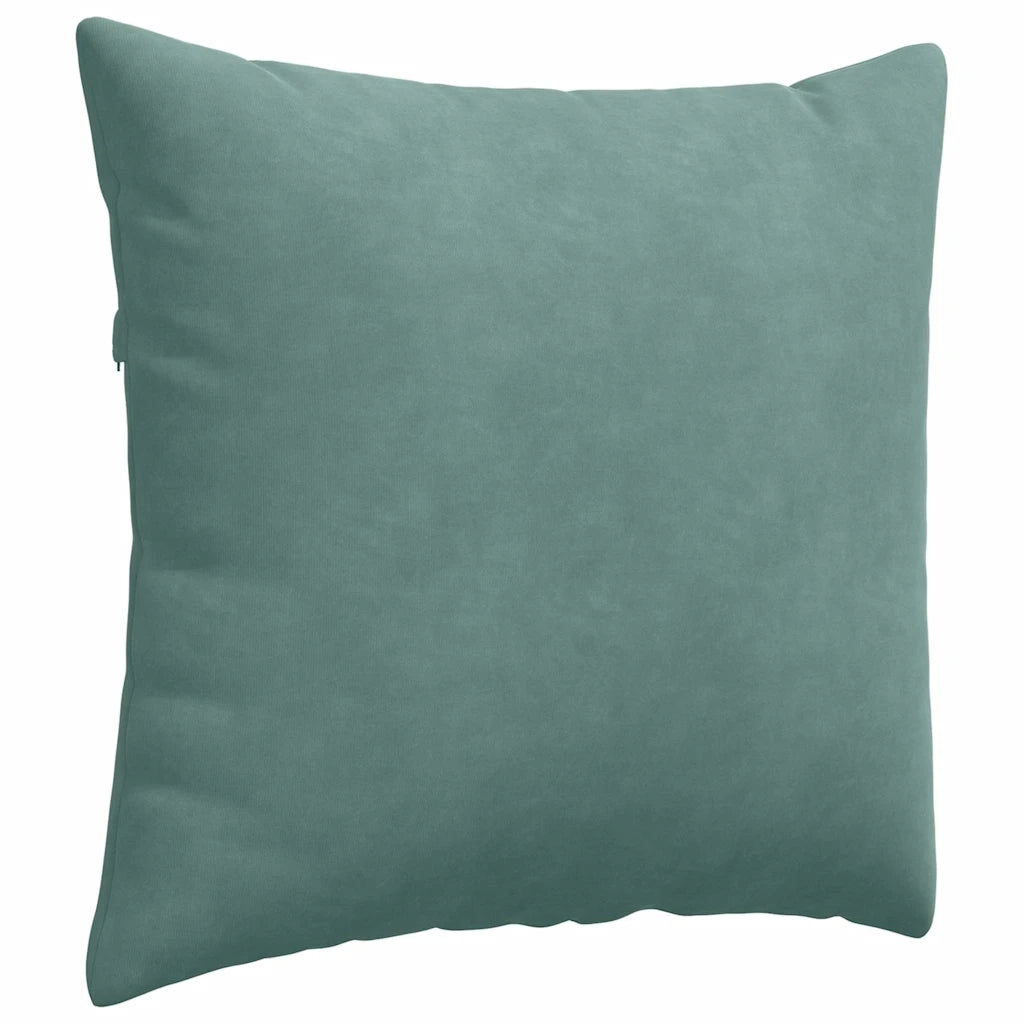 Cuscini da Divano 2 pz | Cuscini per sedie Verde Mare 50 x 50 cm Tessuto in Cords