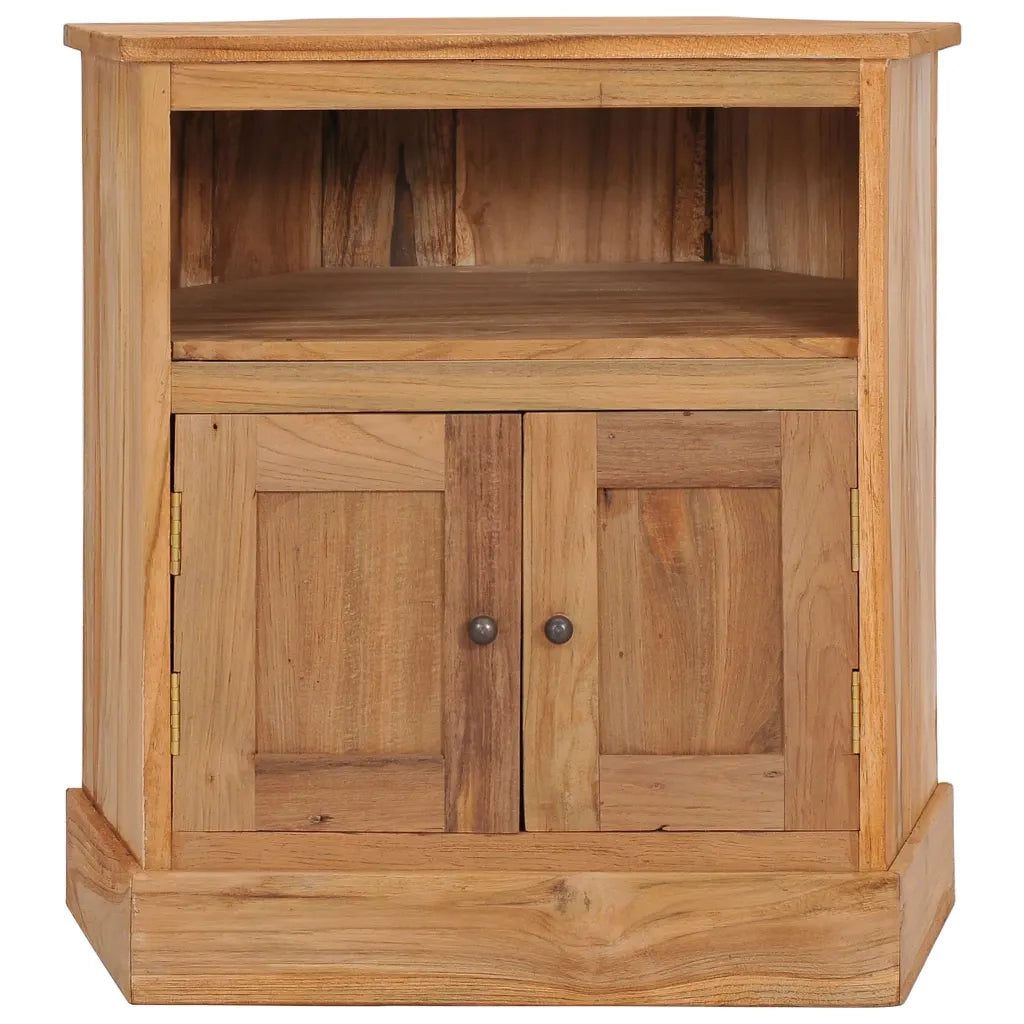 Credenza Angolare 60x45x60 cm in Legno Massello di Teak 288898