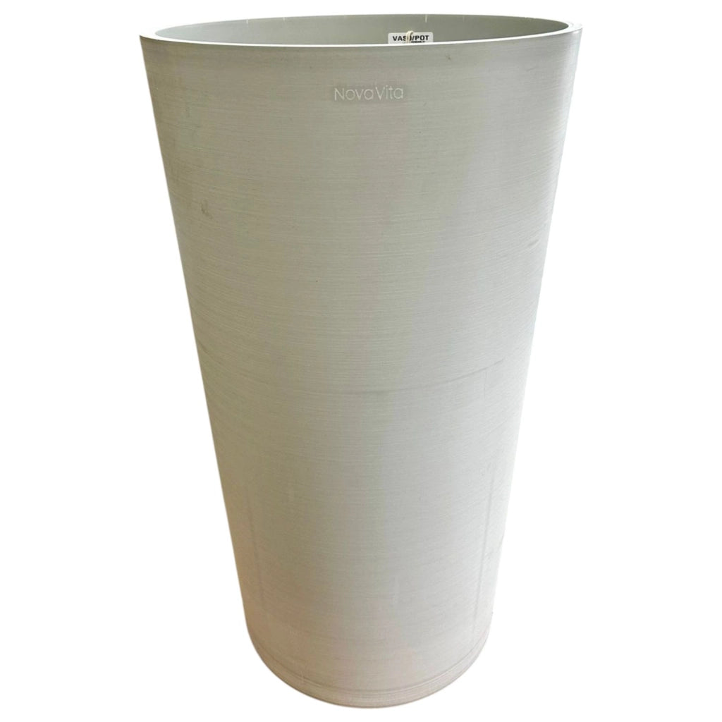VASO CONICO ALTO BIANCO 29x52 ArtPlast