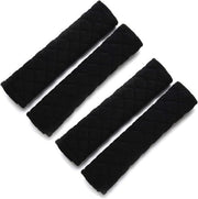 Set di 4 Cinturoni di Sicurezza Auto con Supporti Schienali - Soffici e Lavabili