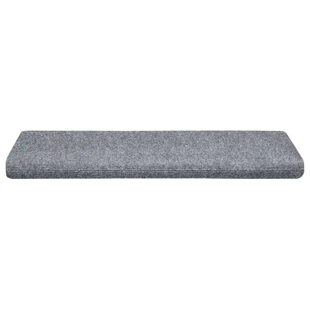 Tappetini per scale autoadesivi 20 pz 65x21x4 cm Grigio chiaro bordo rettangolare 3365718