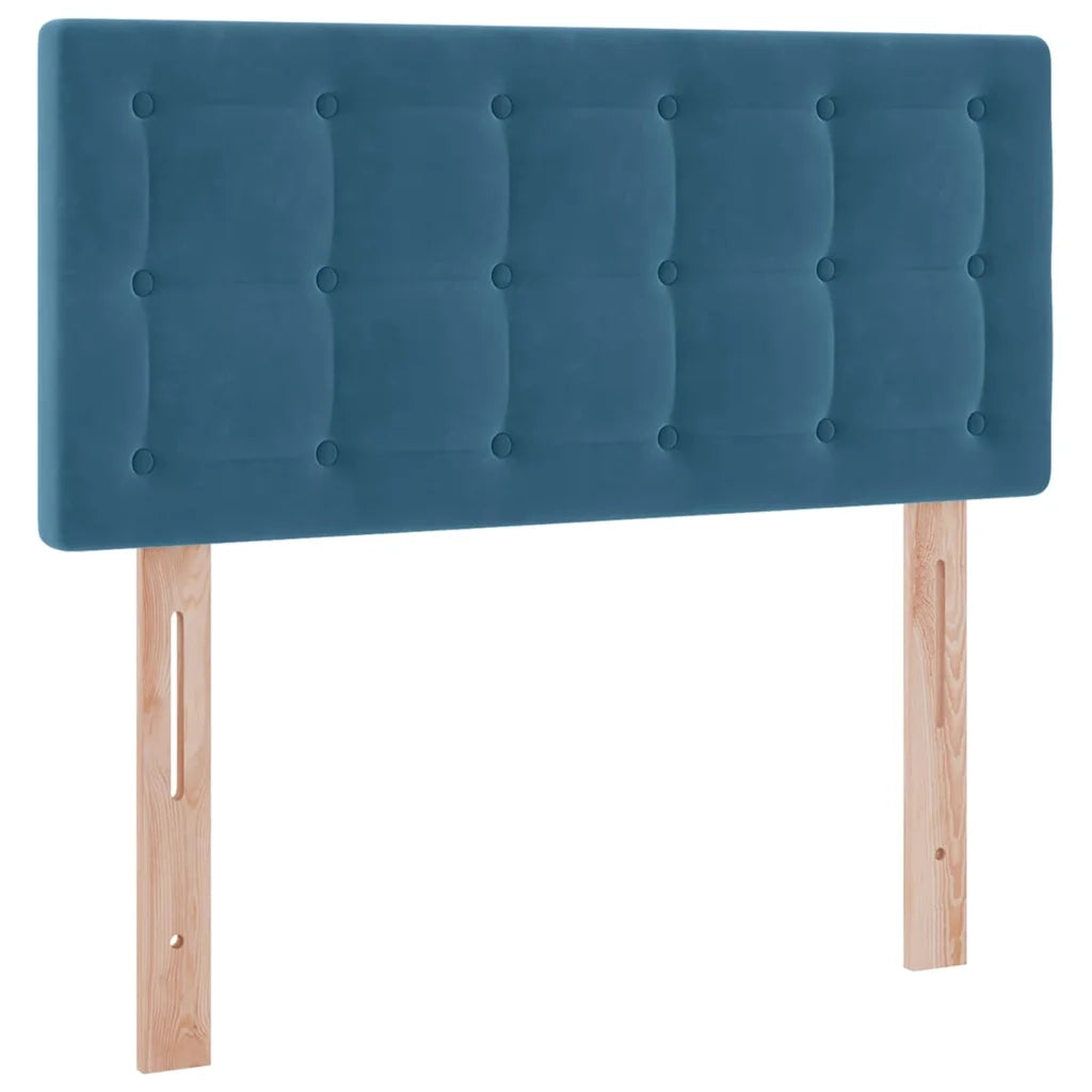 Letto con Contenitore Blu Scuro 90 x 200 cm Velluto 3370855