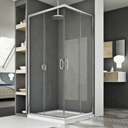 Box doccia 100x100CM H185 trasparente mod. Junior