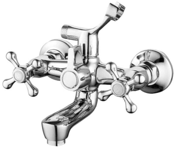 RUBINETTO MISCELATORE PER VASCA DA BAGNO CROMATO ATTACCO DOCCIA  - 52349A