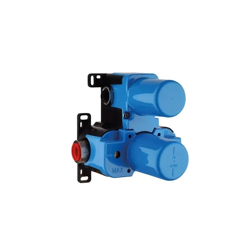 CORPO INCASSO MISCELATORE TERMOSTATICO DOCCIA UNIVERSALE CON DEVIATORE 2 USCITE