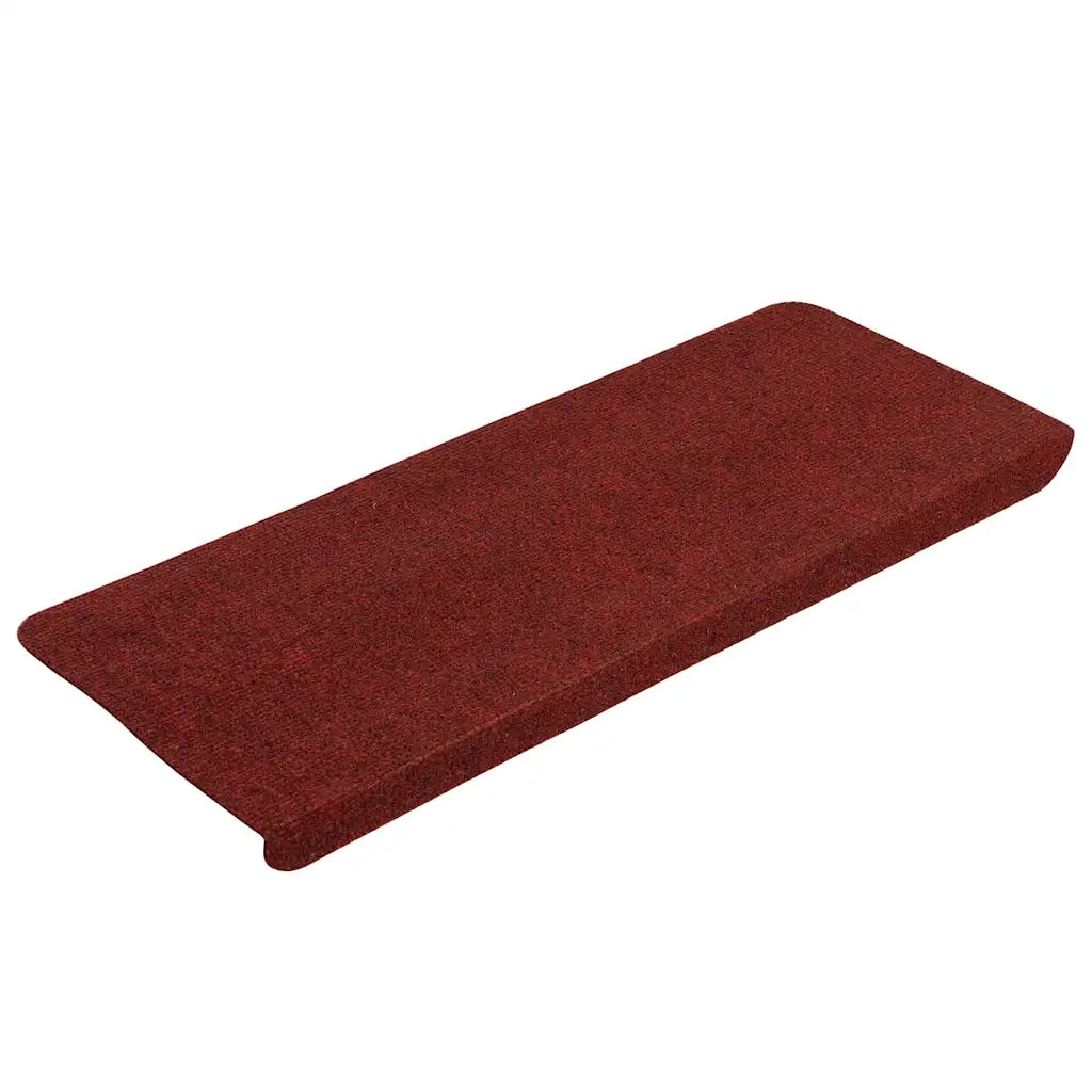 Tappetini Autoadesivi per Scale 15 pz 65x24,5x3,5 cm Rosso 343480