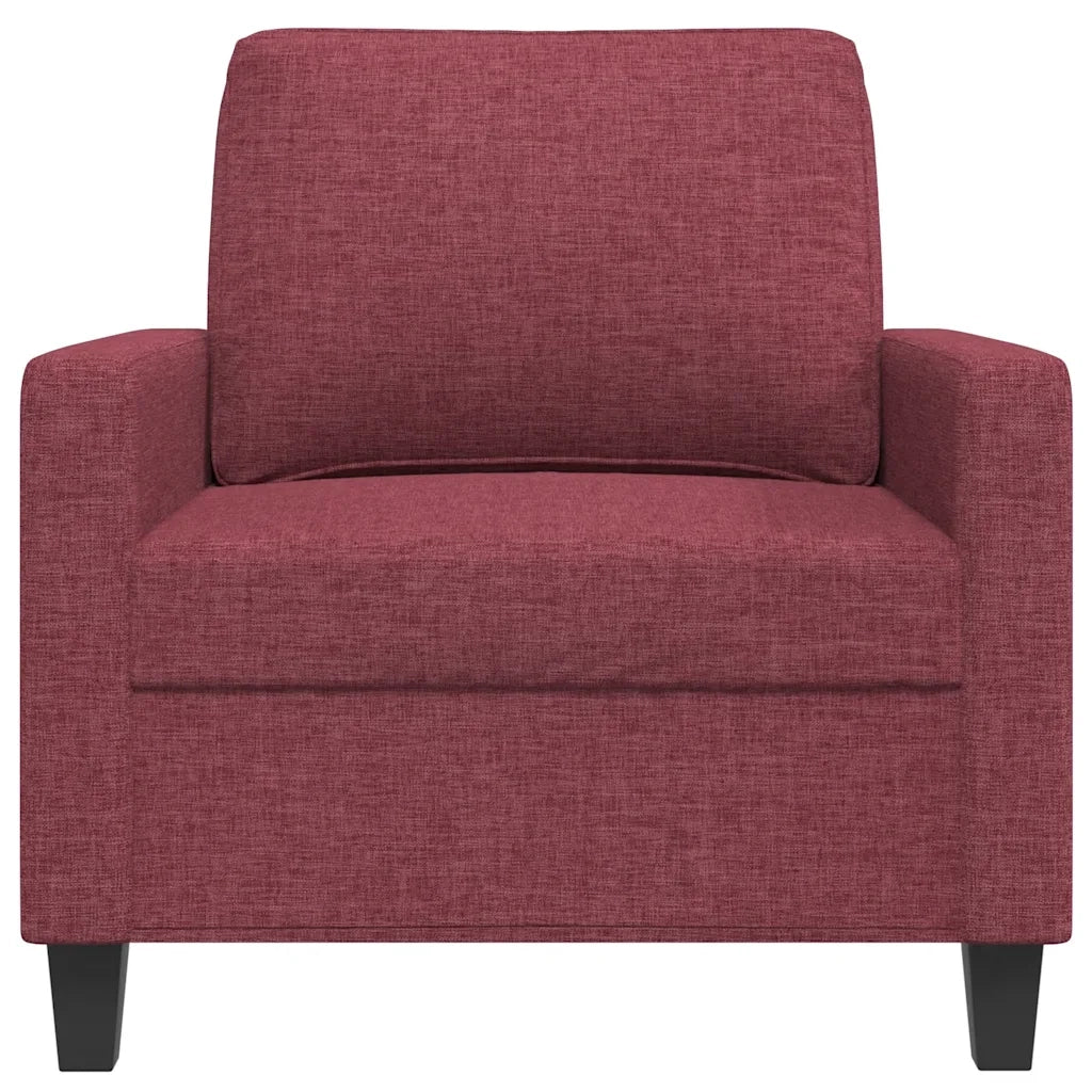 Poltrona Rosso Vino 60 cm in Tessuto 359153