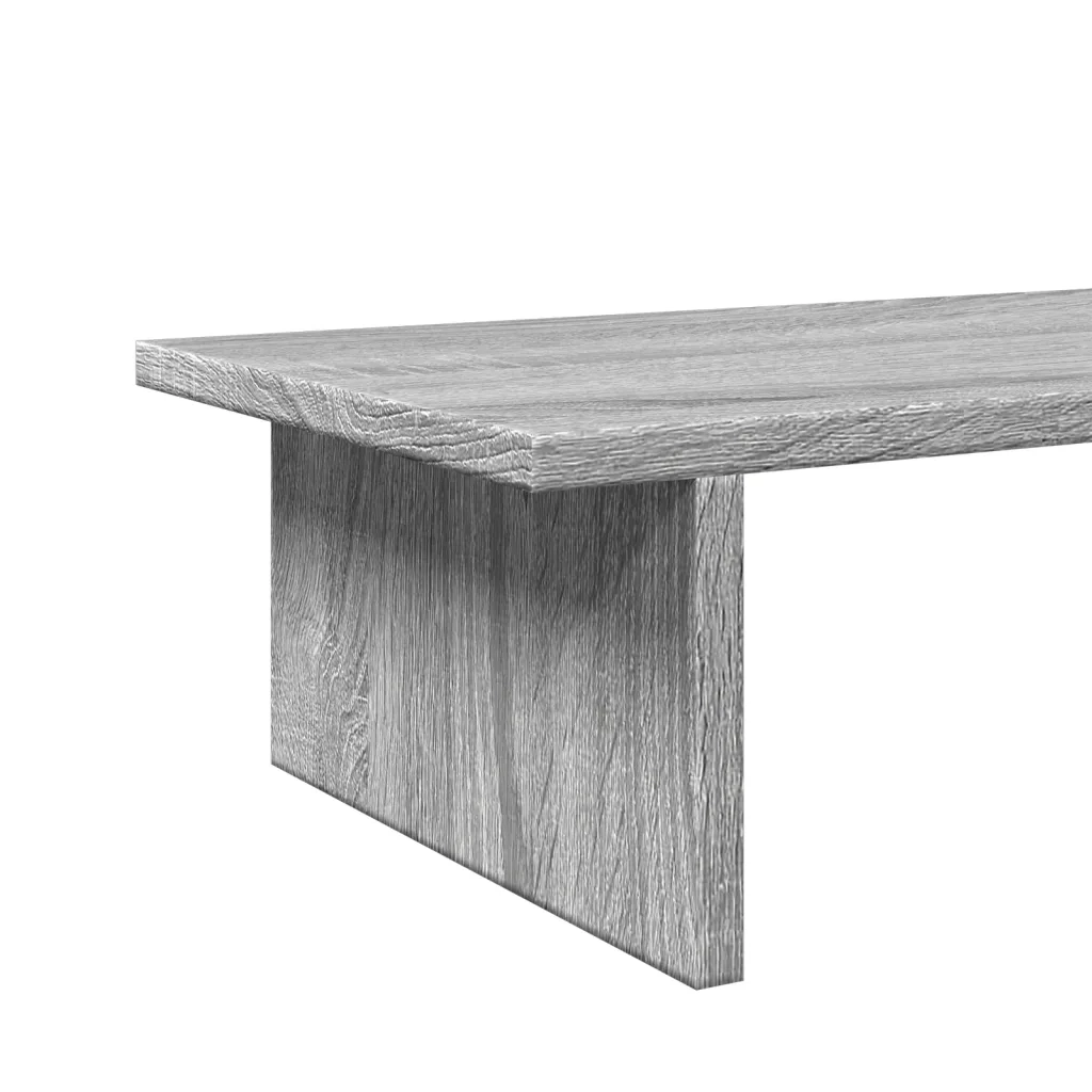 Supporto per Monitor Grigio Sonoma 100x27x15 cm in Truciolato 854711