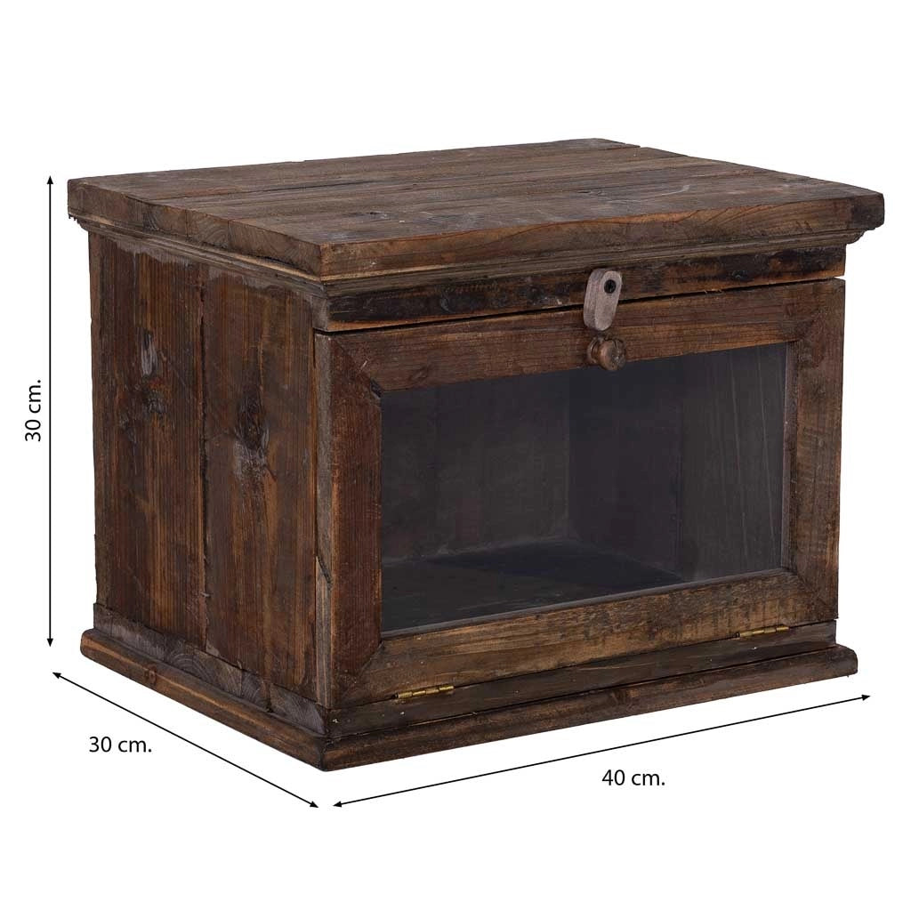 Cassa in legno 40x30x30h cm