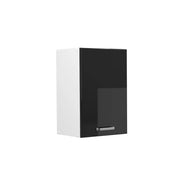 Vicco Pensile universale Nero lucido 40 cm con ripiani aperti