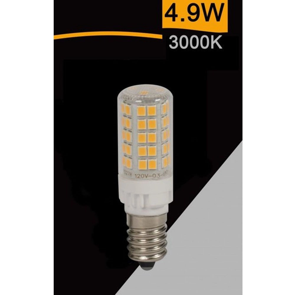 Trade Shop - Lampadina Led E14 4.9w 600lm Tubolare Luce 3000k 6500k 4000k Sparac-e14-4.9w-ce2 -