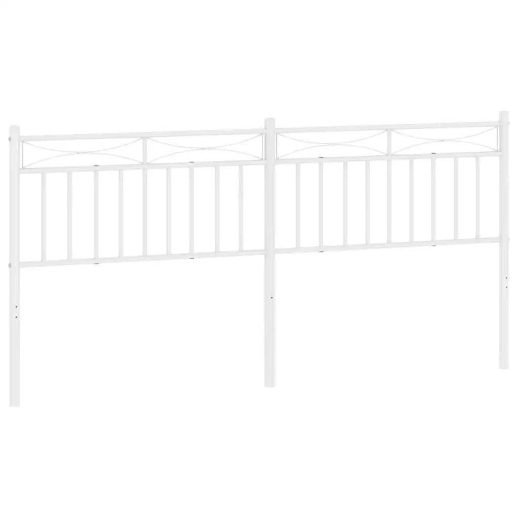 Testiera di Ricambio in Metallo Bianco 180 cm 373776