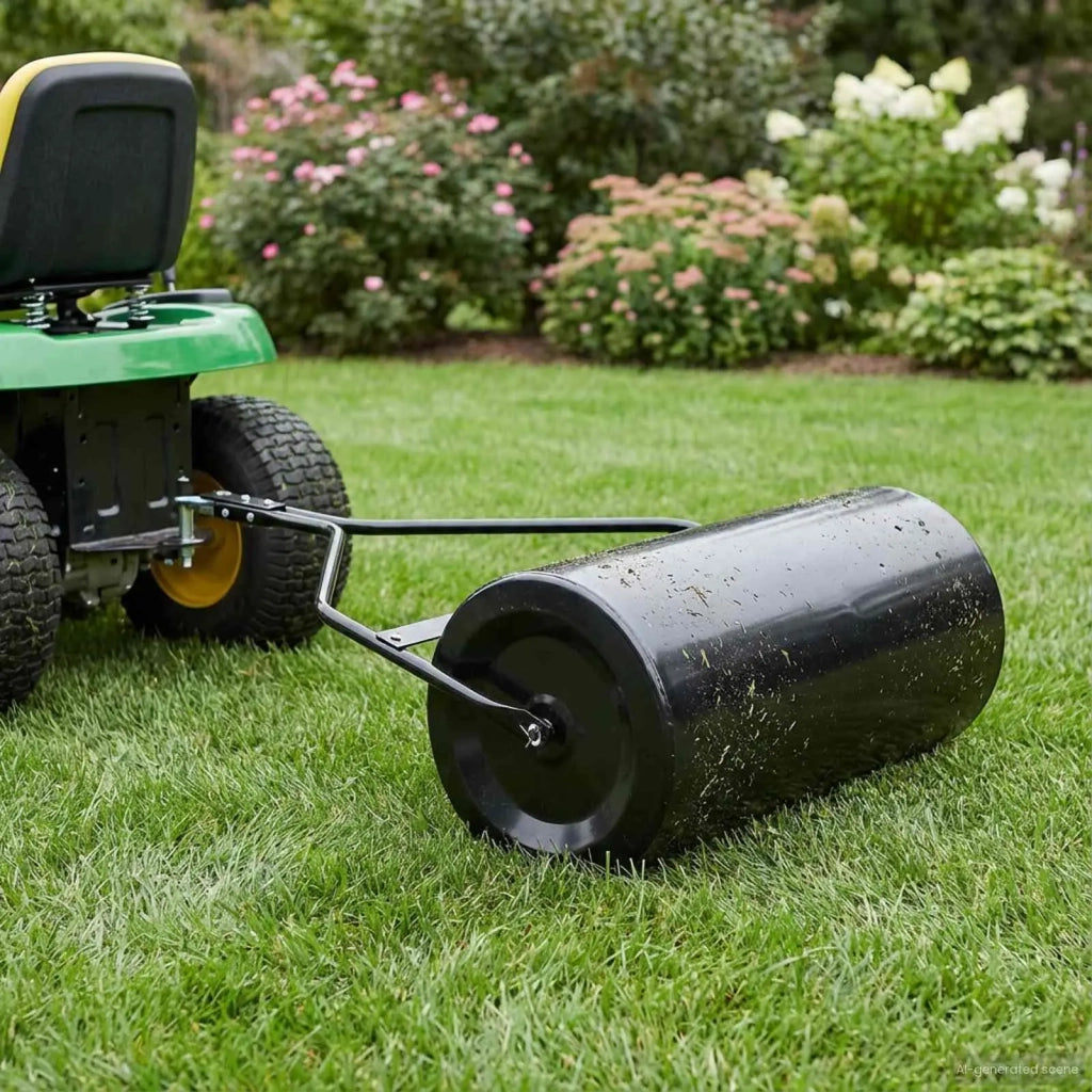 Rullo per Giardino Nero 120 x 99 cm Ferro CFW7402084