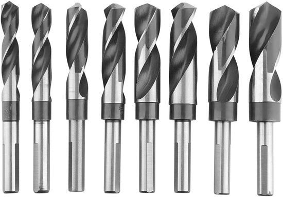 Set di fori metallici universale 8 pezzi - HSS - per acciaio/aluminium/coppo/messing - duraturo - diametri 14-25 mm - set di fori