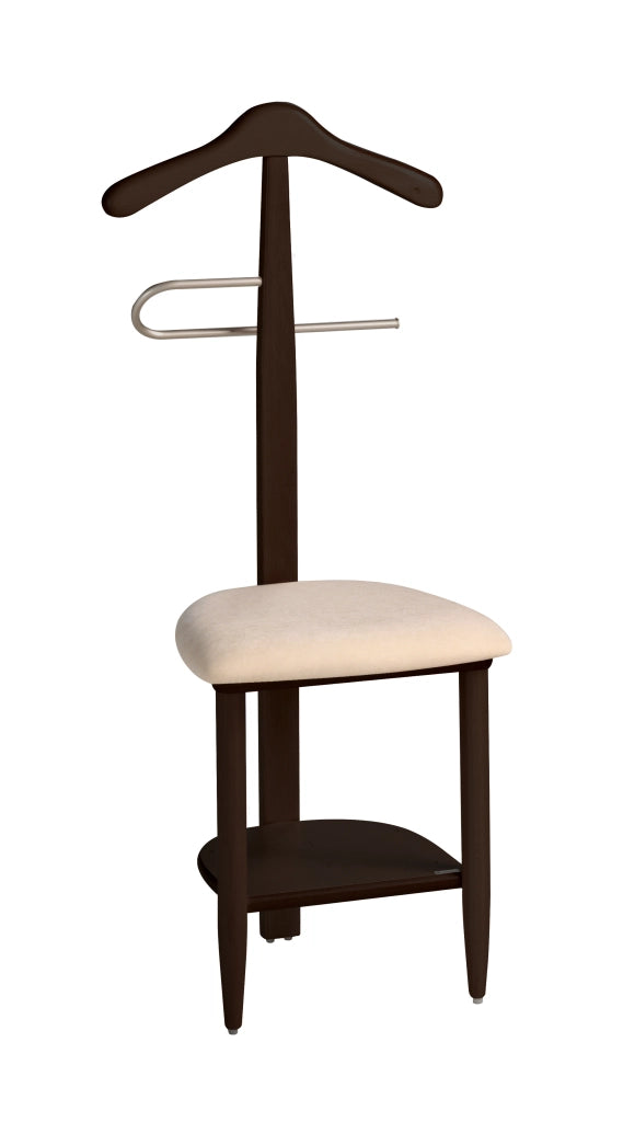 Sedia-Servomuto Herdasa legno di faggio wengé 105x45x41