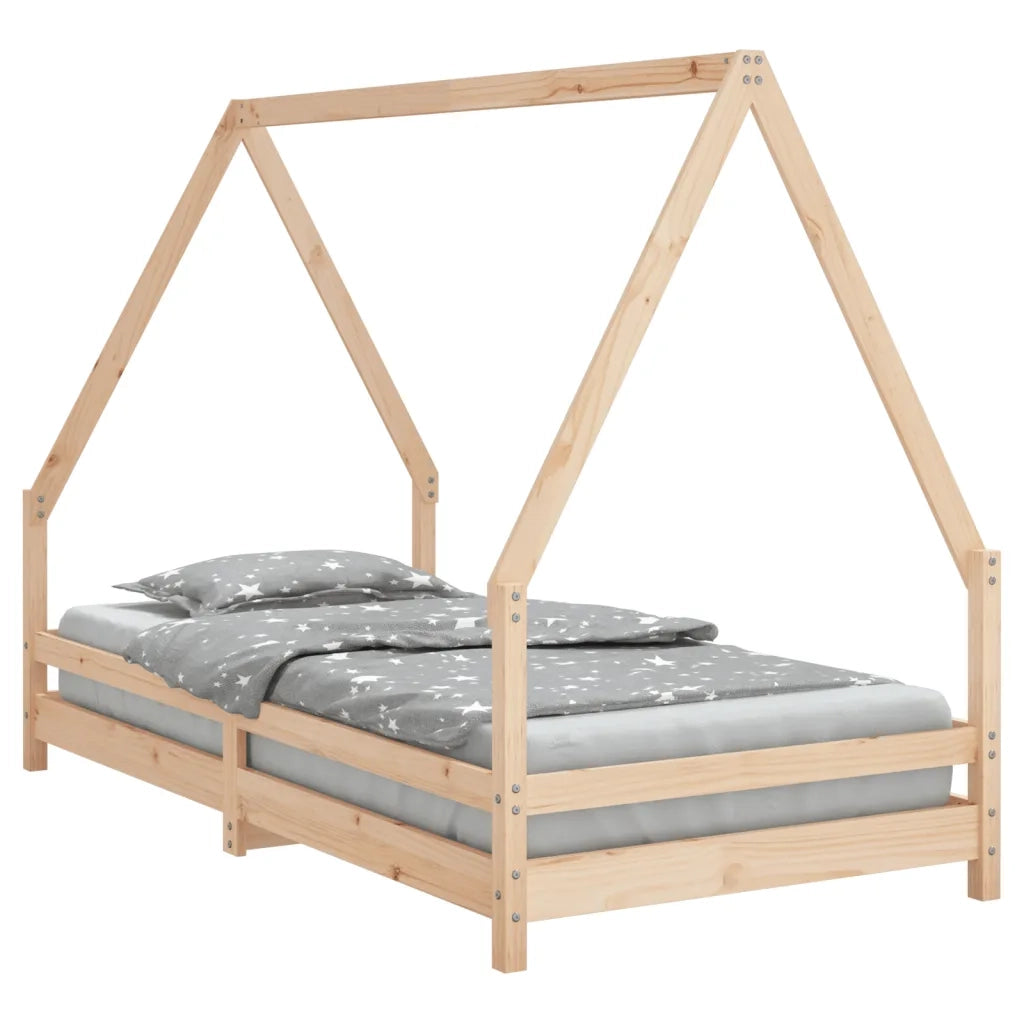Giroletto per Bambini 90x190 cm in Legno Massello di Pino 834492
