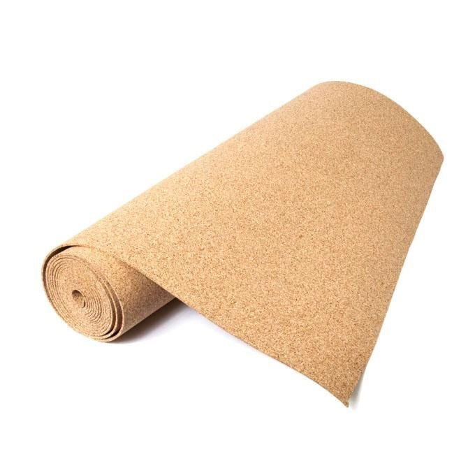 Amorim Rotolo di Sughero Naturale Grana Fine spessore 4 mm larghezza 1 m lunghezza 10 m colore Naturale