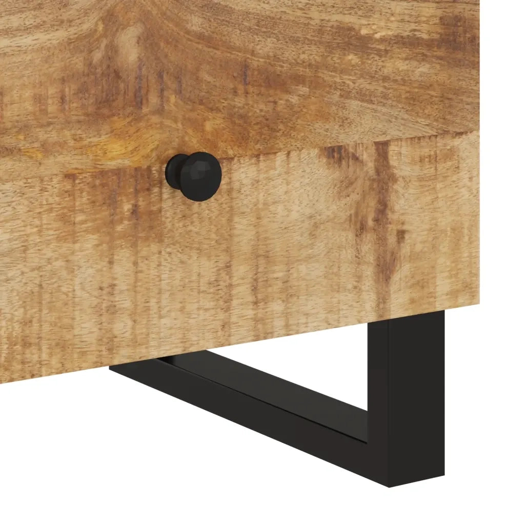 Comodini 2pz in Legno Massello di Mango e Legno Multistrato 350649
