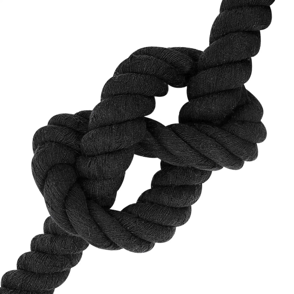Corda | Fune Nero 5 x 5 x 500 cm Cotone