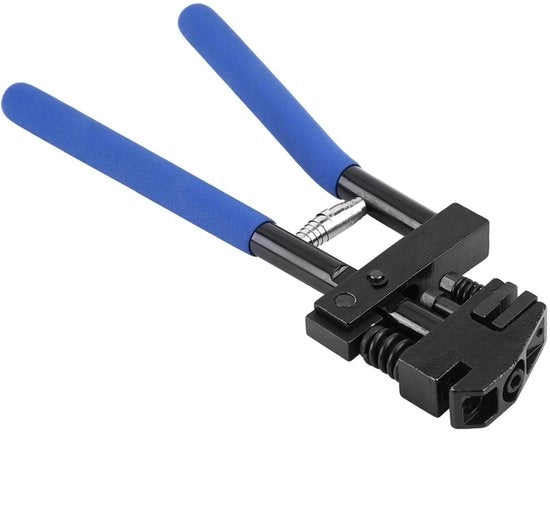 Strumento per taglio di piastre - Doppia faccia - Utensile per perforazione - Manuale - In acciaio inossidabile - Regolazione flessibile - Materiale duraturo - Strumento per lavorazione piastre
