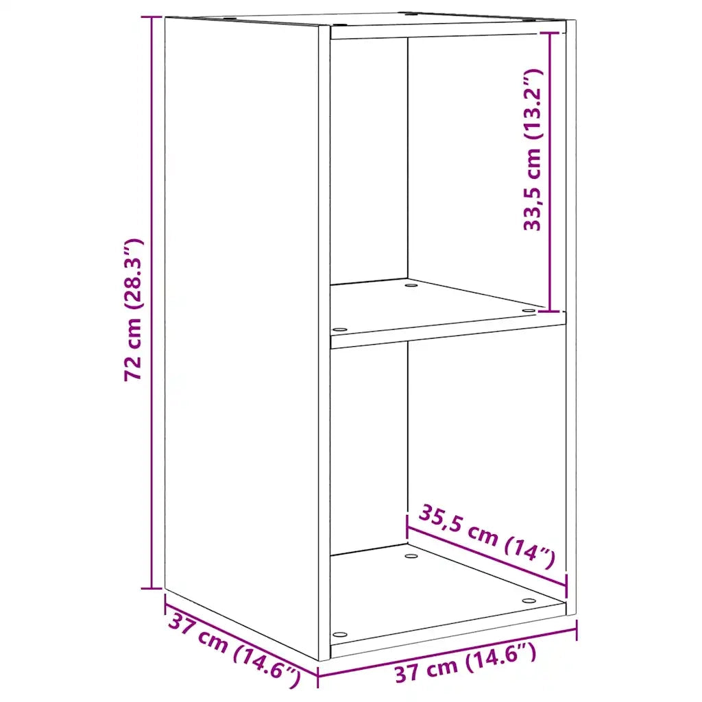 Set mobile TV 4 pz Rovere Nero Legno ingegnerizzato 3393532