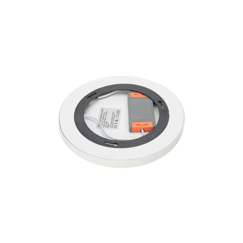 Plafoniera LED rotonda minimal bianca 30W 3000K Italux