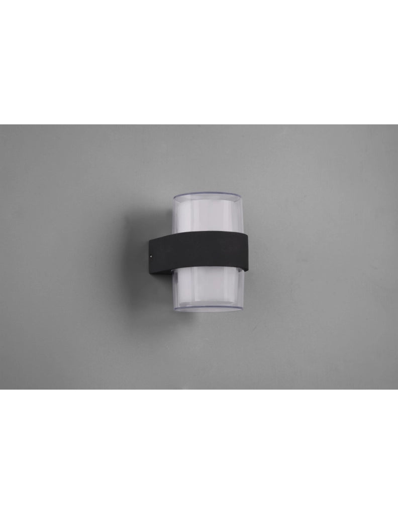 Lampada Da Parete Rotonda IP54 Doppia Emissione Led Molina Trio Lighting