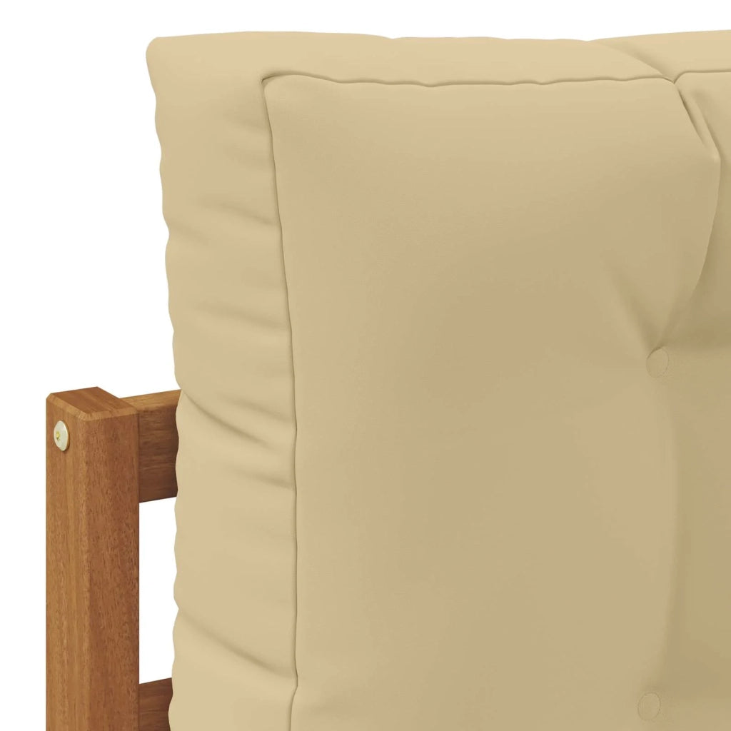 Set di divani da esterno con cuscino 8 pcs Naturale e Beige 3367741