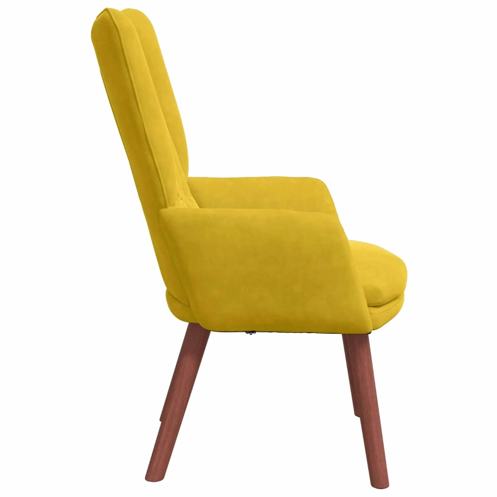 poltrona Giallo 63 x 67 x 94 cm Velluto 42001821