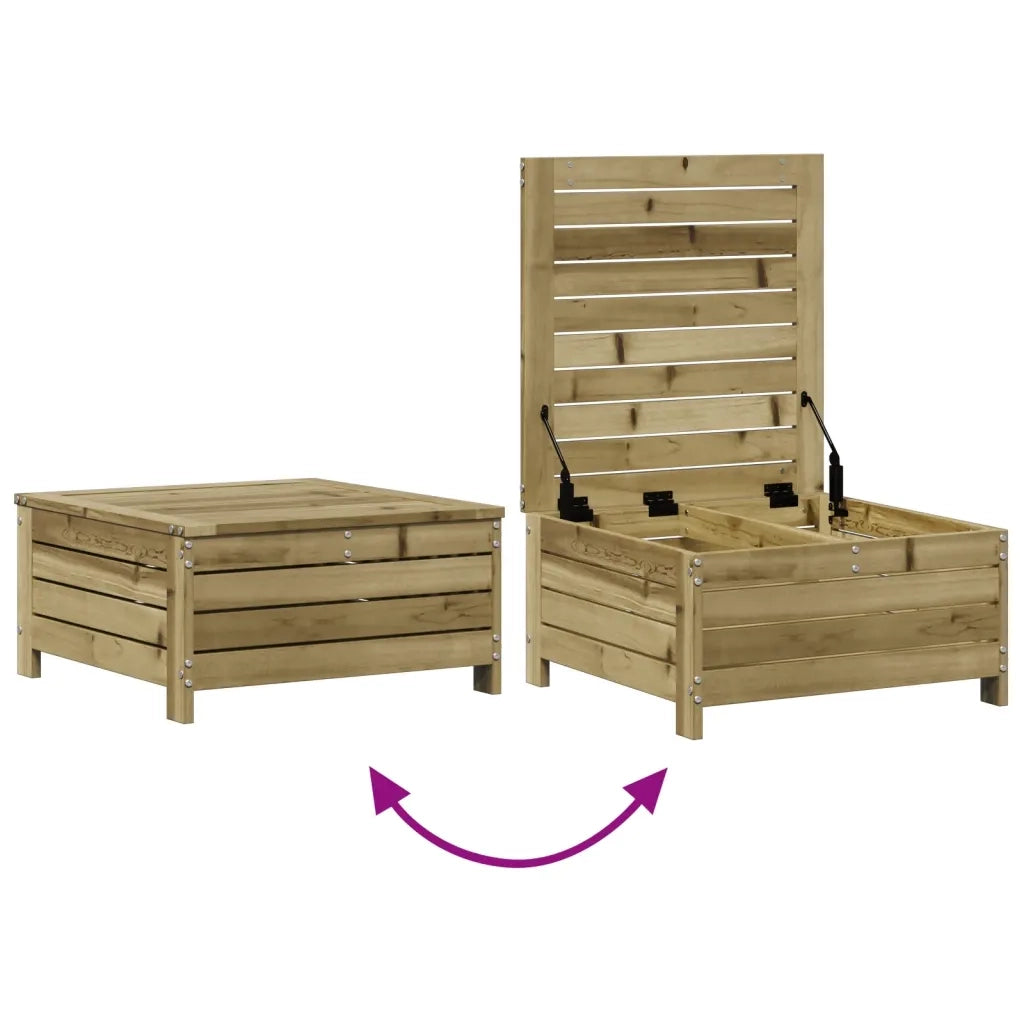Set Divani da Giardino 5pz con Cuscini Legno Impregnato di Pino 3250819