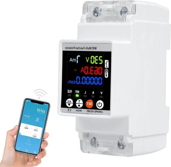 Contatore di corrente WiFi 63A AC 230V con connessione WiFi, protezione contro sovracorrente e protezione contro sottocorrente - è necessario impostare la tensione a 220V?