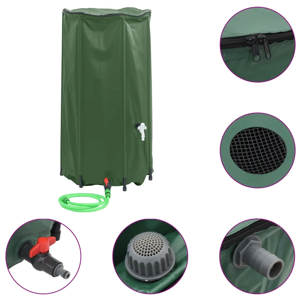 Serbatoio Acqua con Rubinetto Pieghevole 100 L in PVC 156009