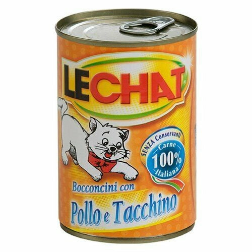 LECHAT BOCCONCINI 720 GR POLLO E TACCHINO MONGE