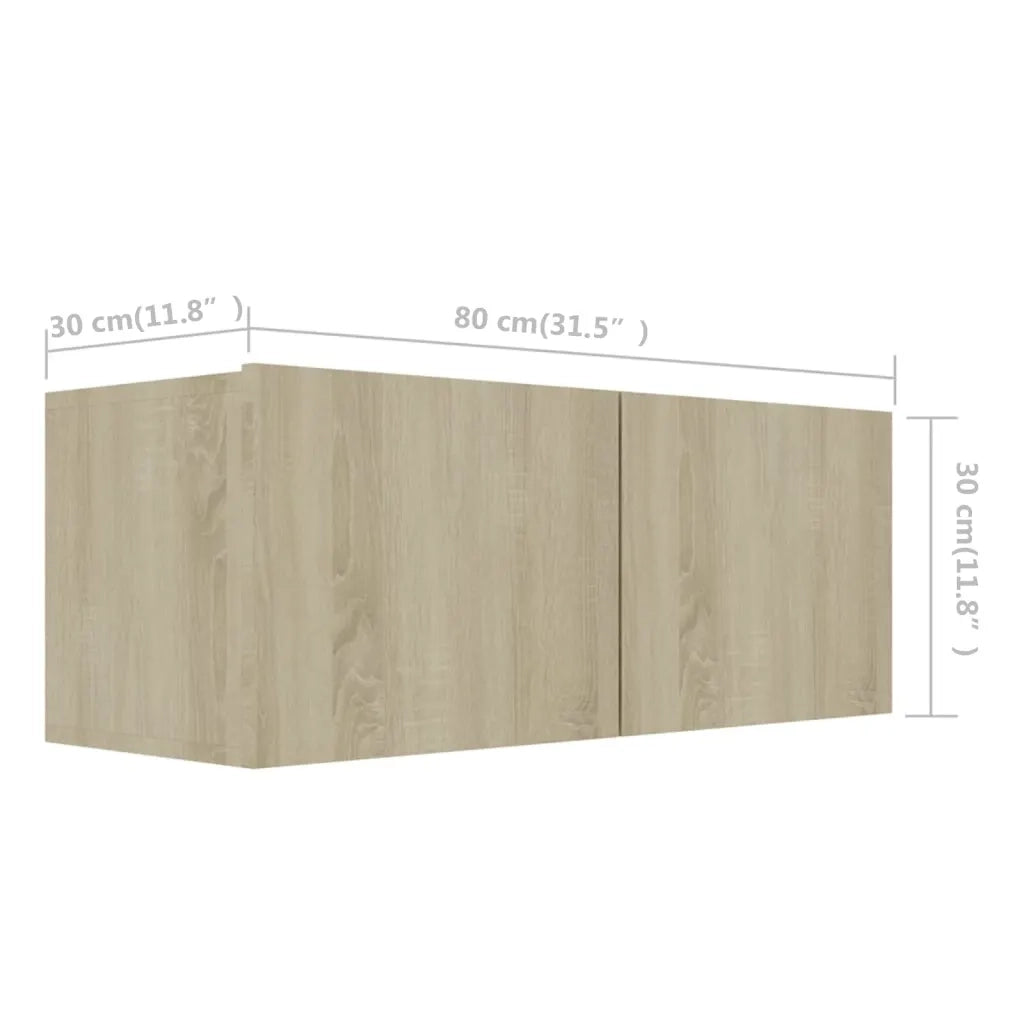 Set di Mobili TV 5 pz | Armadietto TV | Mobile Porta TV Rovere Sonoma in Legno Multistrato