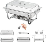 Chafing Dish con Copertura - Buffetwarmer - 2 pezzi