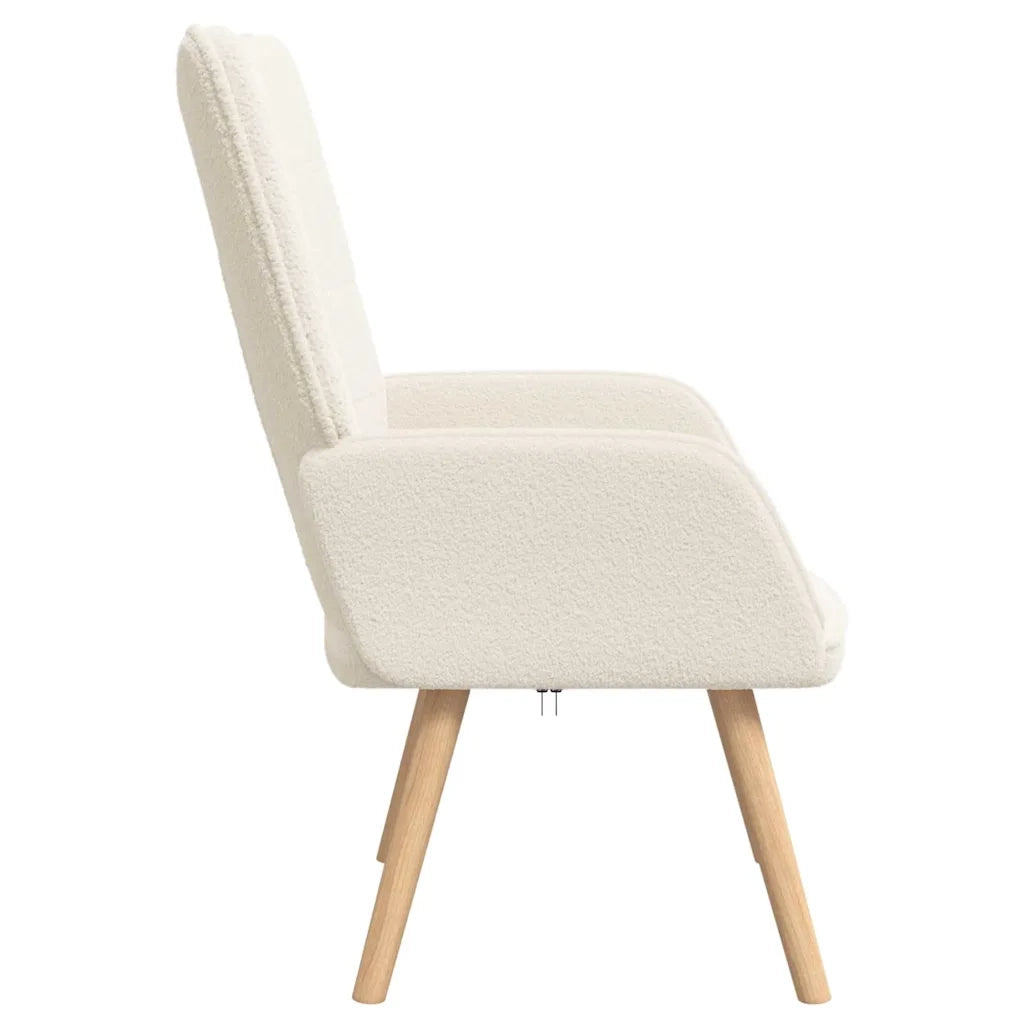 Sedia rilassante Crema 62 x 67 x 95.5 cm Tessuto