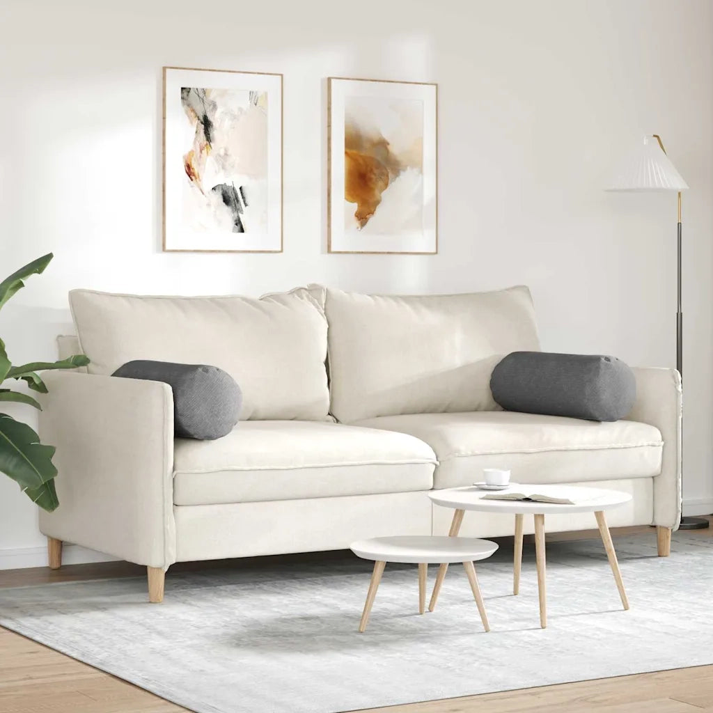 Cuscini a rullo 2 pz | Cuscini per sedie Grigio scuro ? 25 x 70 cm