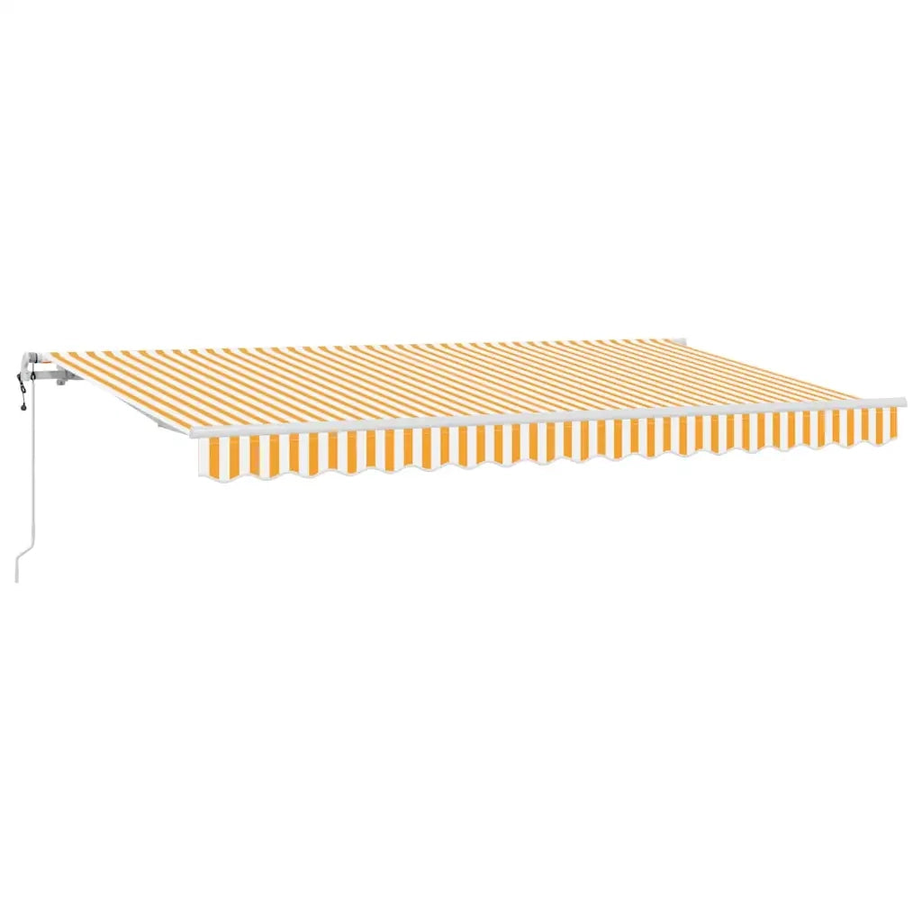 Tenda Retrattile Giallo 350 x 200 cm Tessuto 3329647