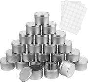 Kit per creazione candele - 24 pezzi - Argento