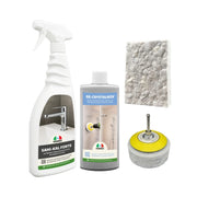 Kit pulizia vetri doccia, rimuove calcare e ripristina lucentezza Marbec KIT CRISTALLI DOCCIA