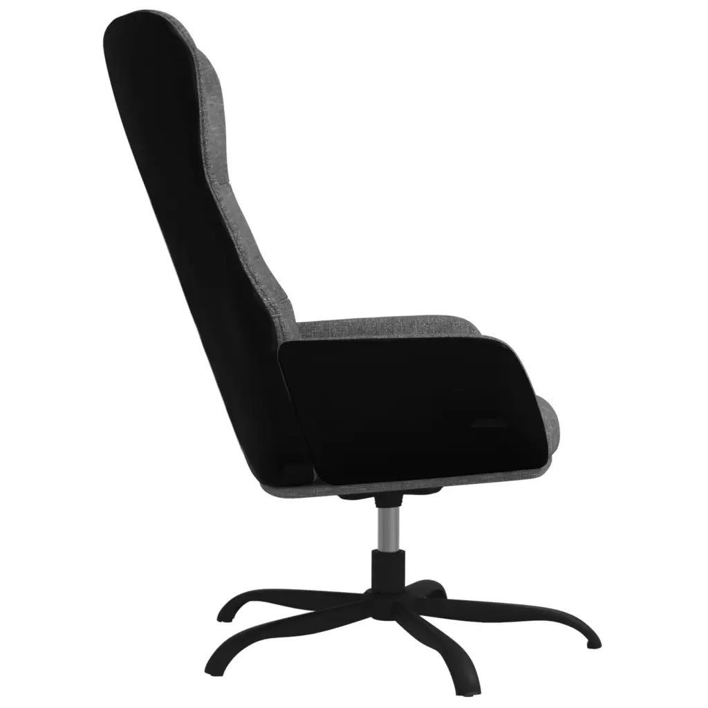 Sedia Relax Grigio Chiaro in Tessuto 341091