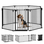 Recinto per bambini e animali ¨C Minimal ¨C Nero 482.5x76 cm