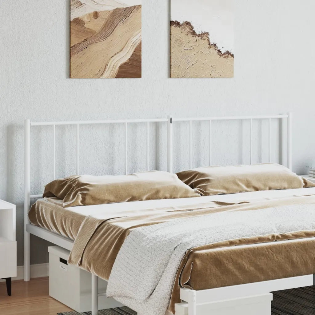 Testiera di Ricambio in Metallo Bianco 193 cm 352566