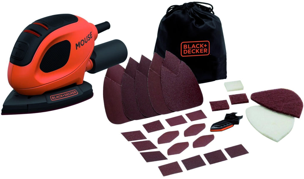 Black+Decker LEVIGATRICE MOUSE MULTIUSO BEW230BC-QS 55 W