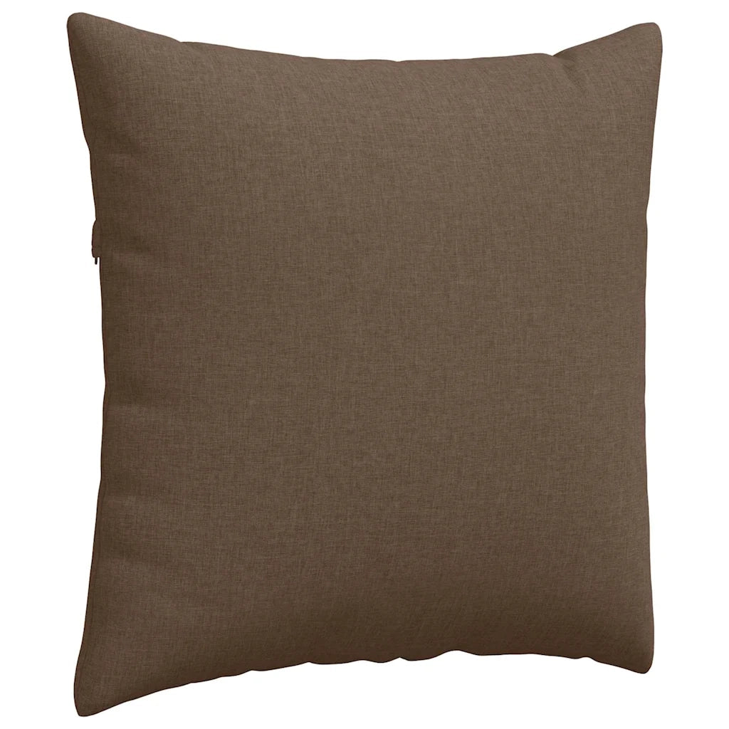 Cuscini da Divano 2 pcs Marrone 60 x 60 cm Tessuto 42014001