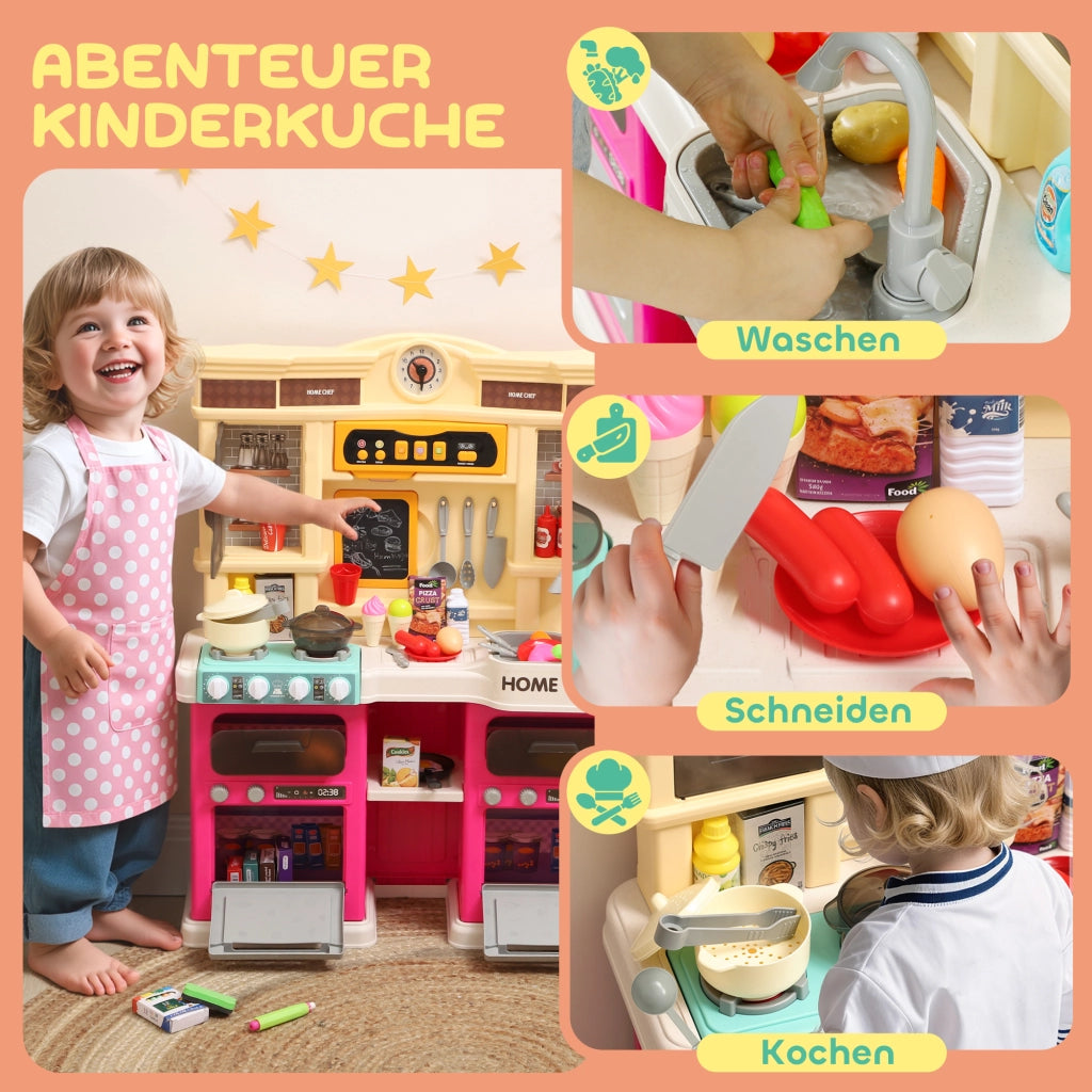 Cucina Giocattolo per Bambini ¨C Minimal ¨C Bianco con Accessori