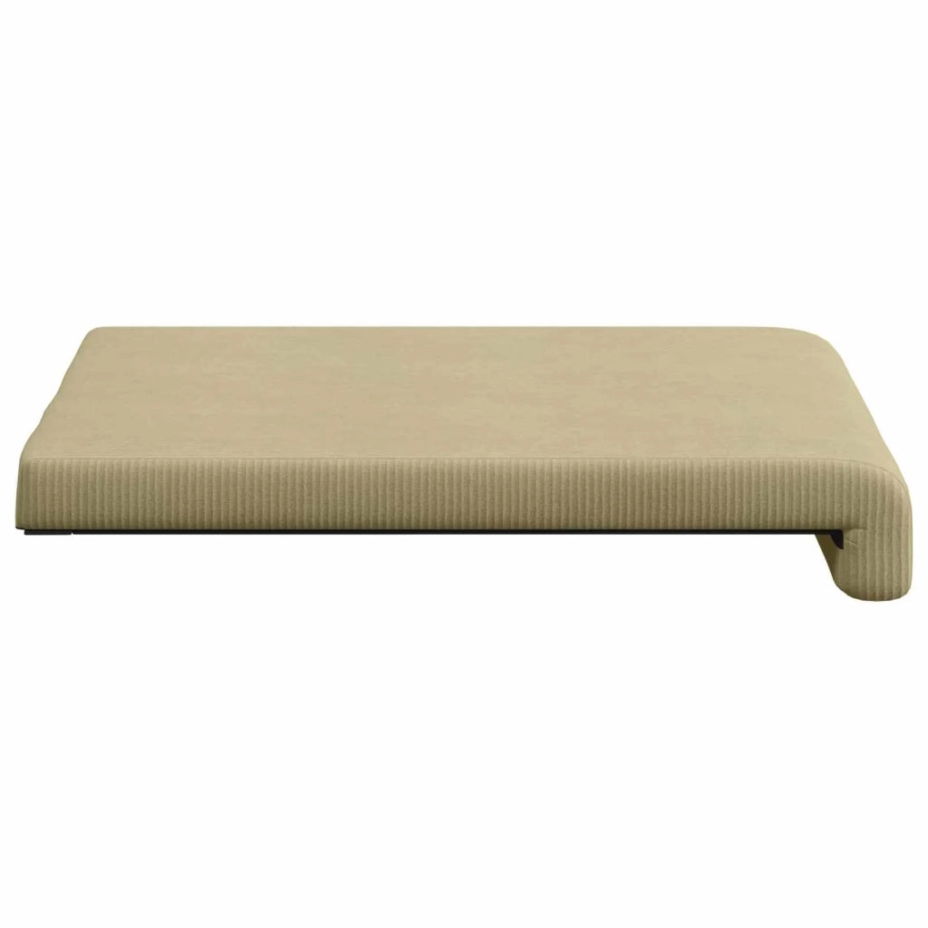 Cuscino per panchina 4 pcs corduroy Grigio Verde 42043139