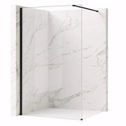 Parete Doccia Rea Flexi Transparent / Black 110